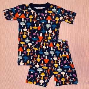 Hanna Andersson kids short Johns pajamas sz 8